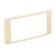 Hosco H-MR-1FI  рамка для нэкового хамбакера, flat top & curved bottom, ivory, пластик