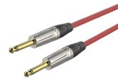 ROXTONE TGJJ100-TBN/5 Кабель инструментальный, цвет коричневый, диаметр 7 мм, 2x6.3 mono Jack, длина 5 метров