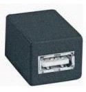 Proel USBAT50 Переходник USB B-папа - USB B-папа, корпус пластик, цвет черный