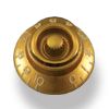 Hosco H-KG-160I ручка потенциометра Les Paul (дюймовый размер), конус, Gold