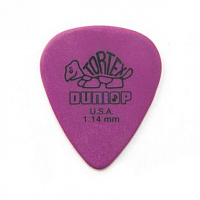 Dunlop 418R1.14 Медиатор Tortex Standard, 1,14 мм, стандартная форма