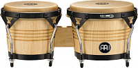 MEINL LC300NT-M  бонго 6 3/4" & 8", корпус - бразильская гевея (Rubber Wood), мембрана - натруальная, цвет - натуральный матовый, подписная серия Luis Conte