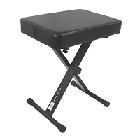 OnStage KT7800  банкетка, три позиции, сиденье 2", черный винил