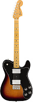 FENDER VINTERA '70S Telecaster Deluxe 3-COLOR SUNBURST электрогитара, цвет санбёрст, в комплекте чехол