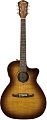 Fender FA-345CE Auditorium Tea-Bst L Электроакустическая гитара, цвет натуральный