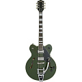 GRETSCH G2622T Streamliner Center DC Stirling Green Полуакустическая электрогитара, цвет серо-зеленый