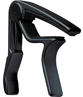 DUNLOP 84FB Acoustic Trigger Flat Black Каподастр для вестерн-гитары, плоский, черный
