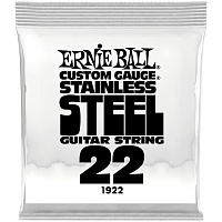 ERNIE BALL 1922 одиночная струна для электрогитары. Нержавеющая сталь, калибр .022