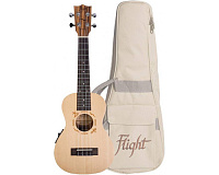 FLIGHT DUC525 EQ SP/ZEB dPACK 1  комплект: укулеле концерт со звукоснимателем, чехол, комбоусилитель