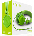 Reloop RHP-6 Green DJ наушники закрытого типа с iPhone контролем