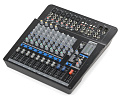 SAMSON MixPad MXP144FX малошумящий микшерный пульт. Входы микрофонные 6хXLR, 4х2RCA, 3хEQ, встроенный компрессор, DSP, USB порт, фейдеры 60 мм, фантомное питание 48 В, 463x457x158 мм, вес 4.7 кг