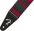 FENDER WEIGHLESS RED TWEED гитарный ремень, красный твид