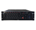 DSPPA MP-825 Комбинированный микшер-усилитель, 6 зон c регулировкой  уровня выходного сигнала отдельной зоны, 250 Вт/100 В, 4 микр., 2 лин. входа, 1 Aux вых. MP3 плеер, вход USB для FLASH памяти. Питание 220 В