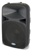 SAMSON Auro D415  Активная акустическая система, 15" НЧ, 1.34" ВЧ, 400 Вт; входы микр./лин. (XLR/TRS); лин. выход; регулировка НЧ, ВЧ, 450x342x698 мм, вес 22.25 кг, корпус пластик