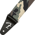 FENDER 2" Camo Strap Woodland гитарный ремень, расцветка камуфляж