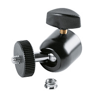 K&M 19695-100-55 универсальный поворотный адаптер с резьбой 1/4", к микрофонной стойке с резьбой 3/8"