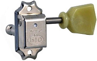 Gotoh SD510-MG-SL-N-(L3+R3)  колки локовые, автозажим, Vintage style, 3+3, цвет никель; пластик, тюльпан