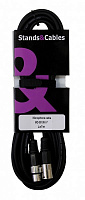 STANDS & CABLES MC-001XX-7 микрофонный кабель, XLR-XLR, длина 7 метров