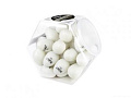 DUNLOP 9110 Glow Maracas Display Jar маракас-яйцо, цвет белый, 36 шт. (в пластиковой банке)