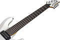 Schecter C-7 Deluxe SWHT Гитара электрическая семиструнная, крепление грифа на болтах, цвет матовый белый