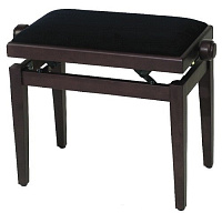 GEWA FX Walnut Matt Black Seat Банкетка палисандр матовый, верх черный (46-59 см)