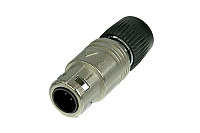 Neutrik OSC8M-NI кабельный разъём NeutriCon male c установленными контактами никелированный корпус