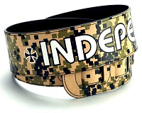 DUNLOP SK8-01 Indy Camo Ремeнь гитарный, широкий, синтетическая кожа, цифровой камуфляж, лого Independent