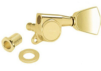 Gotoh SG381-HAPM-04-G  колки локовые, автозажим, регулируемые, 3+3, цвет золотистый; тюльпан