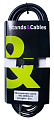 STANDS & CABLES MC-085XJ-3 Микрофонный кабель 3 м. Разъемы: XLR папа - Jack 6,3 мм. моно, цвет черный