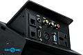 PROCAST cable TSL-20 Встраиваемый в стол откидной модуль с AV разъемами