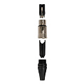 ROCKDALE XLR003 металлический кабельный разъем XLR "мама" (female) 3pin, цвет никель