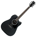 IBANEZ ARTWOOD AW84CE-WK электроакустическая гитара, цвет чёрный