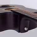 ROCKDALE Aurora D1 C BK Акустическая гитара дредноут с вырезом, цвет полупрозрачный черный