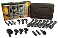SHURE PGADRUMKIT7 набор микрофонов для ударных, включает в себя: PGA52 х 1, PGA56 х 3, PGA57 х 1, PGA81 х 2, держатели, кабели