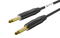 ROXTONE PGJJ120-BG/6 Кабель инструментальный, 2x0.38 кв.мм, диаметр 7.4 мм (GC200), разъемы 2 x 6.3 мм mono Jack (RJ2X-BG-PURE+RJ2X-BG), длина 6 метров