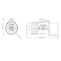 Seetronic SAC3MX(05) Разъем Powercon IP65