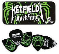 Dunlop PH112T.73  Сувенирная упаковка медиаторов James Hetfield Blackfang, в упаковке 6 штук