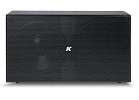 K-ARRAY KU212  Ультракомпактный сабвуфер 2x12", 4/16 Ом, черный цвет 