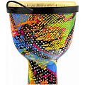 TERRIS DPC-08 URBAN Africa  джембе, пластик, 8" (20 см) х 16" (40 см), разноцветный