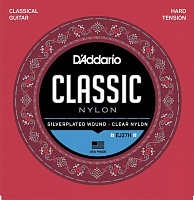 D'ADDARIO EJ27H струны для классической гитары, Silver, Hard Tension