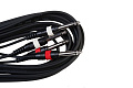 STANDS & CABLES DUL-004-7  кабель распаянный 2хJack 6,3мм. моно - 2xJack 6,3мм. моно, длина 7 м.