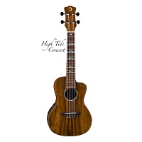 Luna UKE HTC KOA укулеле концерт, чехол в комплекте, предусилитель