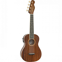 Fender G VanderWaal Sig Uke WN w/bag электроакустическое укулеле