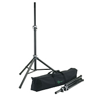 K&M 21459-000-55 стойка для акустических систем, комплект 2 штуки с чехлом 