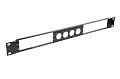 Neutrik NRP1RU-2A рэковое крепление для 2-х штук Neutrik NA2-IO-DLINE