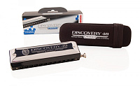 HOHNER Discovery 48 (M754201X) губная гармоника - Chromatic, 12 отверстий, 48 язычков, корпус - пластик, язычки - медь (1.2 мм)