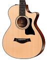 TAYLOR 312ce 12-Fret 300 Series гитара электроакустическая, форма корпуса Grand Concert, кейс