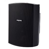 Proel XE65TB  2-полосная акустическая система:  6.5" woofer, 1" tw, 40Вт (cont), 80Вт (peak), 8Ом, 50Hz-20KHz, SPL87dB@1m, встроенный трансформатор 70/100В, селектор 1 2/5/10/20/40Вт. Корпус: ,черный пластик