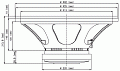 Eighteen Sound 18LW1400/4  18" динамик с расширенным НЧ, 4 Ом, 1000 Вт AES, 98dB, 28-2500 Гц