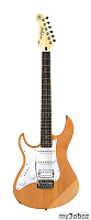 YAMAHA PACIFICA 112JL YNS леворукая электрогитара, цвет Yellow Natural Satin